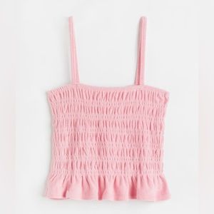 Smocked Terry Camisole Top 🌸